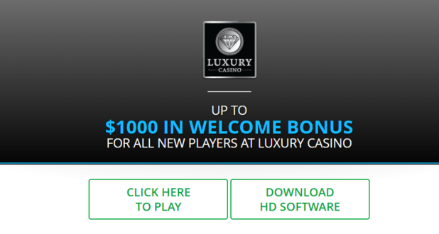 luxury casino login bonus