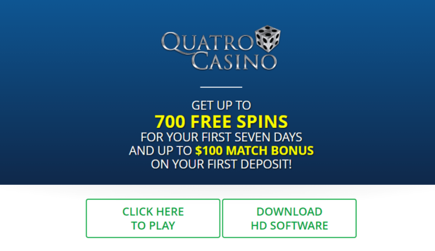 quatro casino login bonus