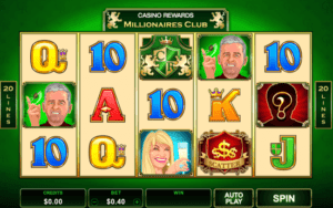 millionaires club video slot