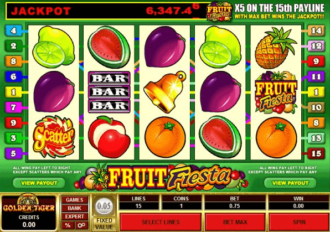 fruit fiesta progressive jackpot slot