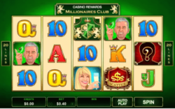 casino rewards millionaires club video slot