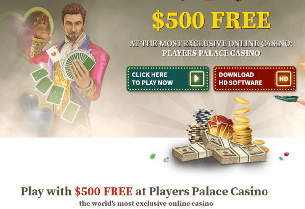 players palace casino login bonus